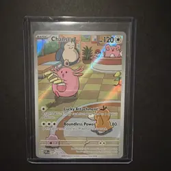 Pokemon TCG Chansey 187/167 Illustration Rare Holo Sv06: Twilight Masquerade 12… - Image 1