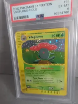 Pokemon Vileplume Expedition Holo Rare #31 PSA 6 - Image 2