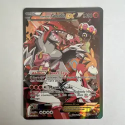 Team Magma's Groudon EX 15/34 Double Crisis Ultra Rare Holo 190 HP Pokemon TCG - Image 1
