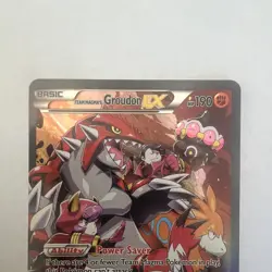 Team Magma's Groudon EX 15/34 Double Crisis Ultra Rare Holo 190 HP Pokemon TCG - Image 2