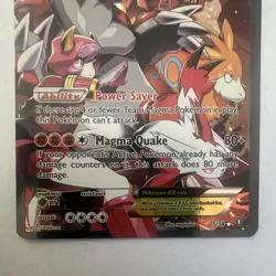 Team Magma's Groudon EX 15/34 Double Crisis Ultra Rare Holo 190 HP Pokemon TCG - Image 3