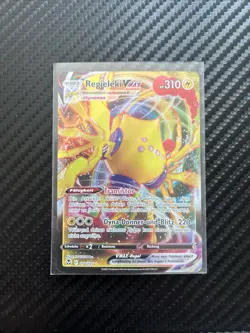Pokemon 058/195 Silver Tempest Silberne Sturmwinde Regieleki VMAX Pokemon - Image 1