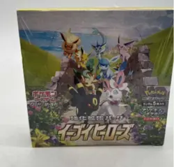 Pokemon TCG Japanese Sword & Shield S6a Eevee Heroes Booster Box SEALED - Image 2