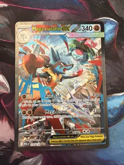 Pokemon - Mega Lucario EX 179/132 Mega Evolution SIR Special Illustration Rare - Image 1