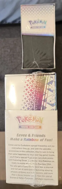 Pokemon Scarlet & Violet Prismatic Evolutions ETB & Super-Premium Eevee Lot - Image 4