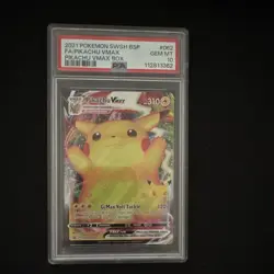 Pokemon Pikachu VMAX PSA 10 (2021) SWSH Promo SWSH062 Holo English - Image 1