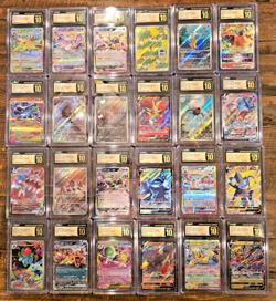 LOT of 24 x Pokemon CGC Pristine Graded Slabs Japanese Pokemon Charizard AR SAR - Image 1