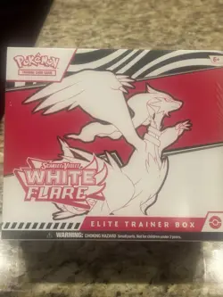 Pokemon TCG Scarlet & Violet White Flare Elite Trainer Box w/ Promo Booster - Image 1