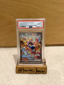 Pokemon TCG - Greninja Ex 214/167 - Twilight Masquerade - SIR - PSA 10 GEM MINT - Image 2