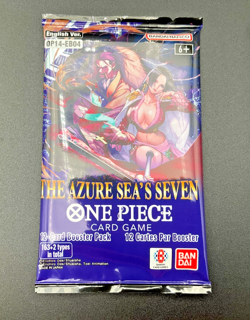 One Piece OP014-EB04 The Azure Sea's Seven TCG - DEAD PACK Sealed Lot of 5 - Image 2