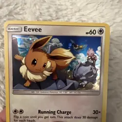 Black Star Promo set Eevee HOLO #SM235 Sun & Moon Pokemon Card NM - Image 3