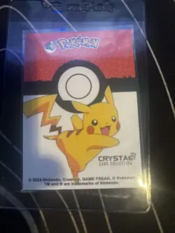 2025 POKEMON STAINED GLASS Crystal Card #E05 GENGAR SHADOW Limited Edition - Image 2