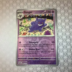 Gengar 094/165 Reverse Holo Rare - Scarlet And Violet 151 Pokemon Card - Image 1