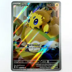 Pokemon Card Joltik 196/182 S&V Paradox Rift Full Art Illustration Rare Holo NM - Image 1