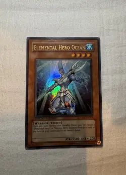 Elemental Hero Ocean JUMP-EN013 Ultra Rare Limited Edition Yugioh - Image 1