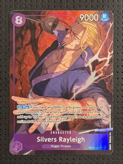 One Piece #OP13-066 Silvers Rayleigh Super Rare SR Alt Art Carrying On His Will - Image 1