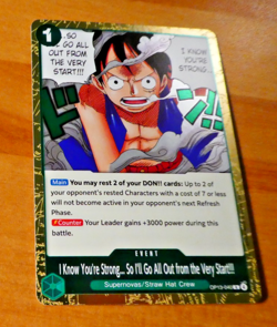 ONE PIECE ENGLISH CARD GAME HOLO CARTE OP13-040 EN MINT - Image 1