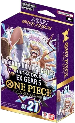 One Piece TCG Starter Deck ST-21 ST21 ULTRA DECK EX Gear 5 - ENG ENGLISH - Image 1