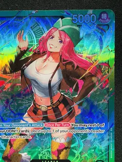 One Piece Card TCG - Jewelry Bonney (OP07-019) Leader NEAR MINT English - Image 3
