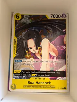 P-115 Boa Hancock (OP15 Release Event) English P One Piece TCG Card Game - Image 1
