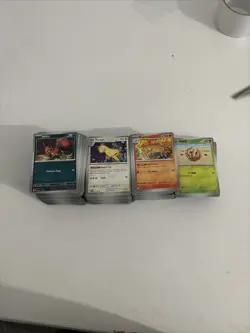 Pokemon TCG Bulk Base Bundle 550+ Cards Duplicates Included From 2023-2026 - Image 1