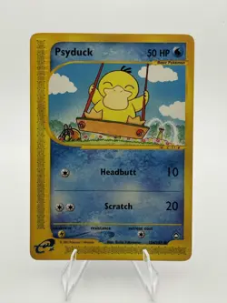 Pokemon TCG Psyduck Aquapolis 104/147 E-reader Vintage WOTC 2002 Card - Image 1