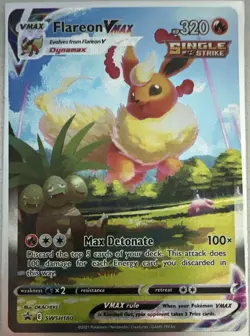 The Pokemon Company Flareon VMAX SWSH180 SWSH Promo Cards Holo - Image 1
