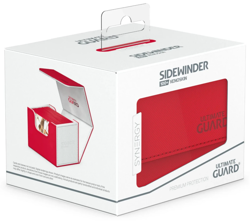 Ultimate Guard Synergy Red White 100+ Sidewinder Deck Case Card Storage Box - Image 1
