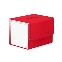 Ultimate Guard Synergy Red White 100+ Sidewinder Deck Case Card Storage Box - Image 3