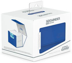 Ultimate Guard Synergy Blue White 100+ Sidewinder Deck Card Storage Box Case - Image 1