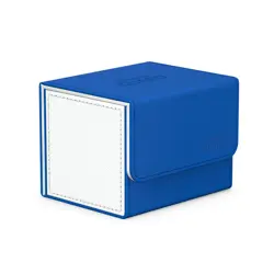 Ultimate Guard Synergy Blue White 100+ Sidewinder Deck Card Storage Box Case - Image 3