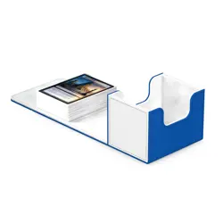 Ultimate Guard Synergy Blue White 100+ Sidewinder Deck Card Storage Box Case - Image 5