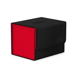 Ultimate Guard Synergy Black Red 100+ Sidewinder Deck Case Card Storage Box - Image 3