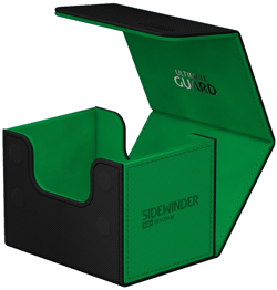 Ultimate Guard Synergy Black Green 100+ Sidewinder Deck Case Card Storage Box - Image 2