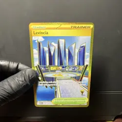 Pokemon TCG Trainer Card Levincia Stadium Gold, 244/182 - Image 1