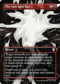 The Last Agni Kai (Borderless) -Foil Near Mint MTG Avatar: The Last Airbender - Image 1