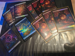 11 FOIL Stained Glass Land - Dominaria United Full Art DMU MtG - Image 1