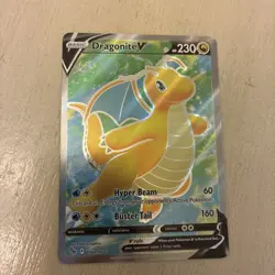 Dragonite V (Full Art) Ultra Rare Pokemon GO 076/078 - Image 1