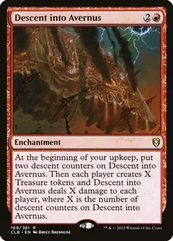 1x Descent into Avernus NM Eng MTG - Commander Legends Baldur's Gate - Image 1