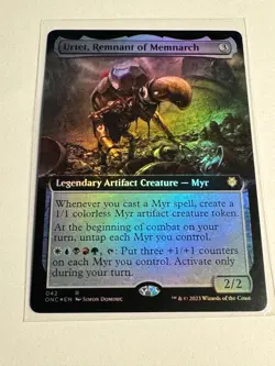 Urtet, Remnant of Memnarch (Extended Art) Commander Phyrexia All Will Be One MTG - Image 1