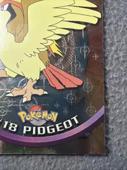 Pokemon Pidgeot #18 Topps 1999 TV Animation Edition Holo Foil -Black Logo- NM - Image 5