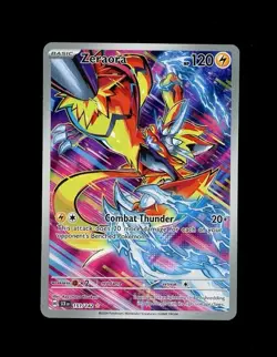 2024 Pokemon STELLAR CROWN ZERAORA ILLUSTRATION RARE 151/142 NM! - Image 1