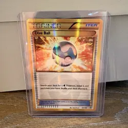 Pokemon TCG Dive Ball Full Art Secret Rare Holo XY Primal Clash 161/160 - Image 1