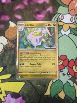 Pokemon Goodra MEP 077 Promo Chaos Rising Pre-Release Stamp - Image 1