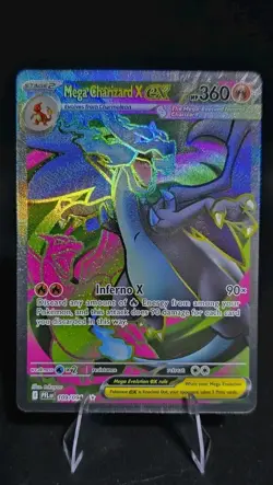 Mega Charizard X EX 109/094 Phantasmal Flames Full Art Ultra Rare Pokemon TCG NM - Image 2