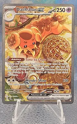 Pokemon TCG Dachsbun ex 169/142 SV07 Stellar Crown SIR Full Art Holo NM/#2 - Image 1