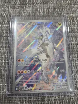 Pokemon N's Reshiram 167/159 SV09 Journey Together Holo Full Art IR EN 2025 - Image 2