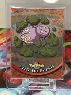 Topps Pokemon Weezing 110 TV Animation Edition Holo Eng Poison - Image 1