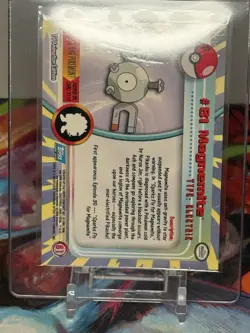 Topps Pokemon Magnemite 81 Pokemon Topps Series 1 Holo Eng 1999 1st App - Image 2