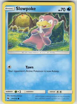 Slowpoke 54/214 Common Lost Thunder Pokemon Near Mint - Image 1